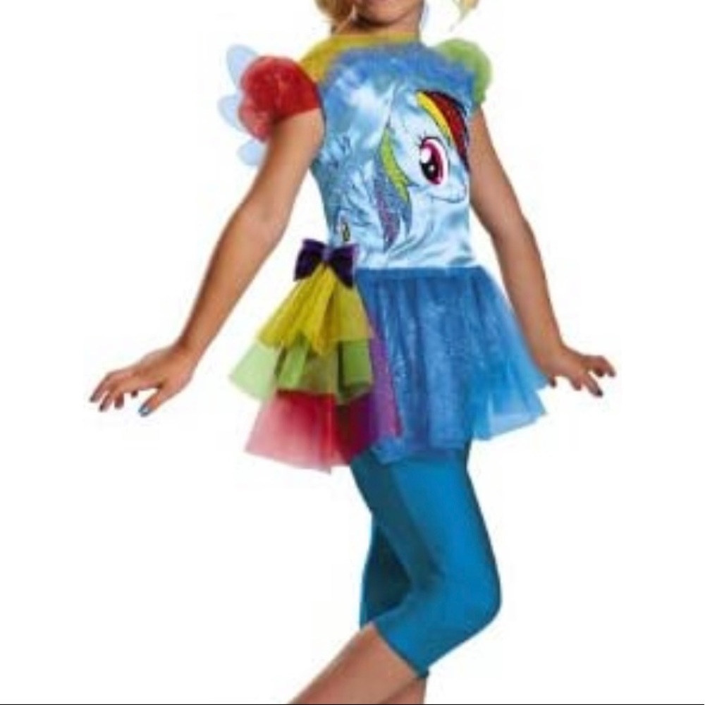 My Little Pony Rainbow Dash Girls Costume, Small/4-6x